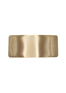 Bronwyn - Gold Rectangle Barrette Clip