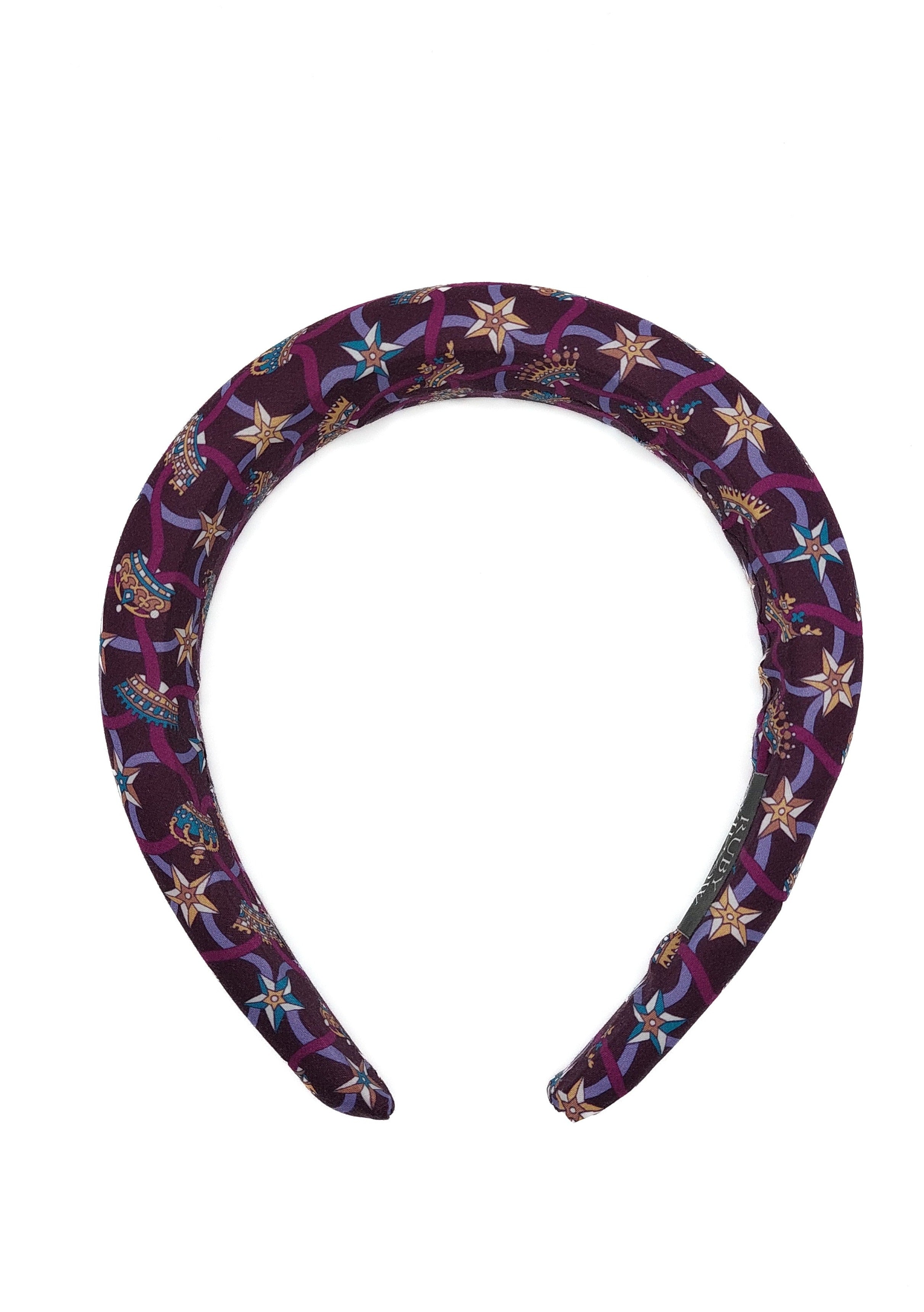 Emmeline - Windsor Purple Padded Hairband