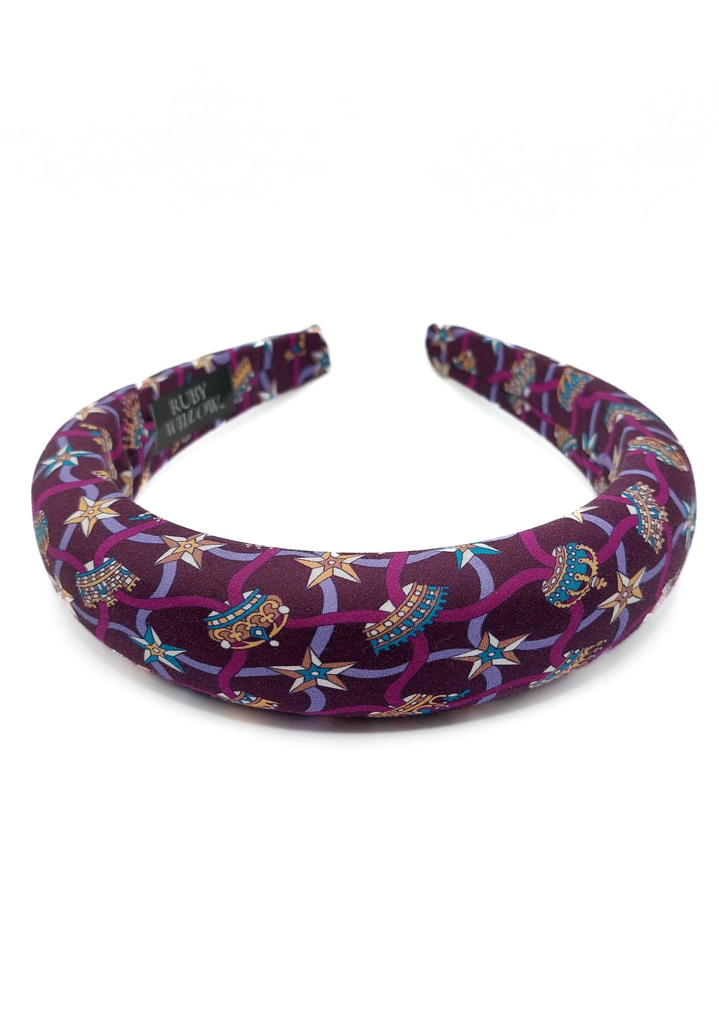 Emmeline - Windsor Purple Padded Hairband