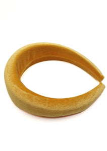 Wilma - Yellow 45mm Padded Hairband