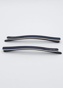 Antoinette - Navy Blue Acetate Hair Slides