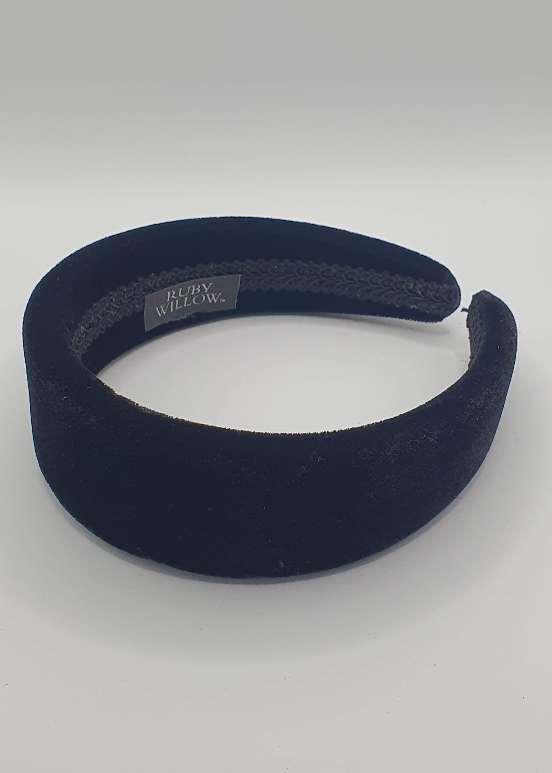 Nancy - Black 4cm Padded Hairband