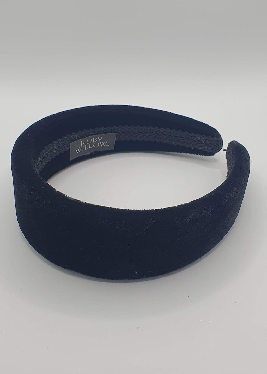 Nancy - Black 4cm Padded Hairband