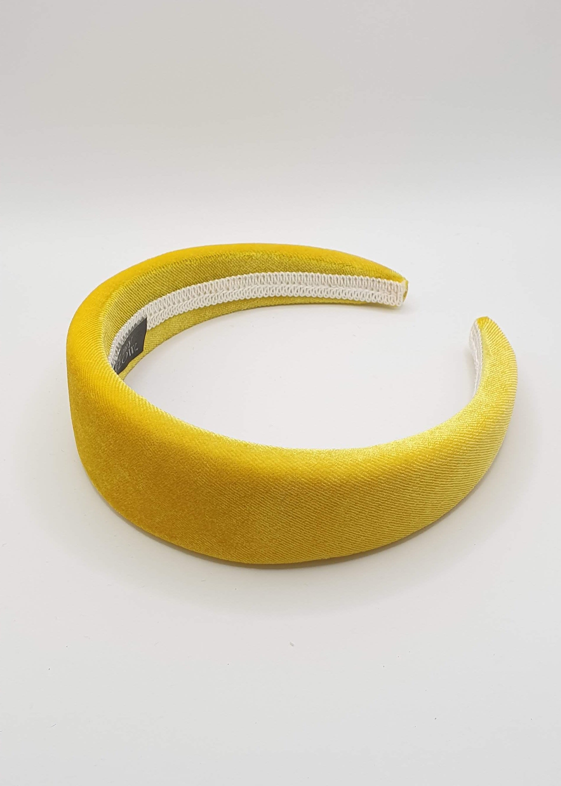 Nancy - Bright Yellow 4cm Padded Hairband