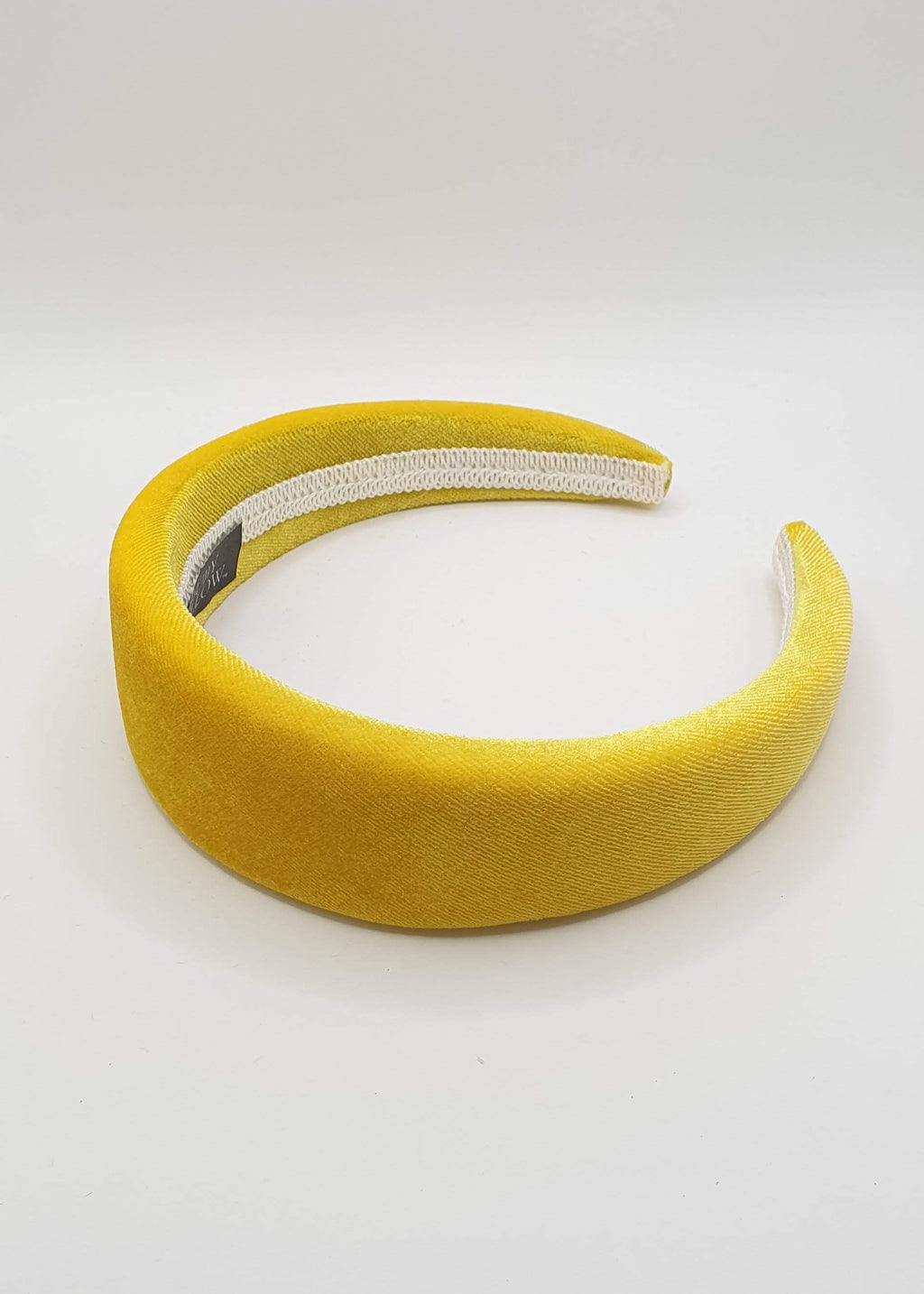 Nancy - Bright Yellow 4cm Padded Hairband