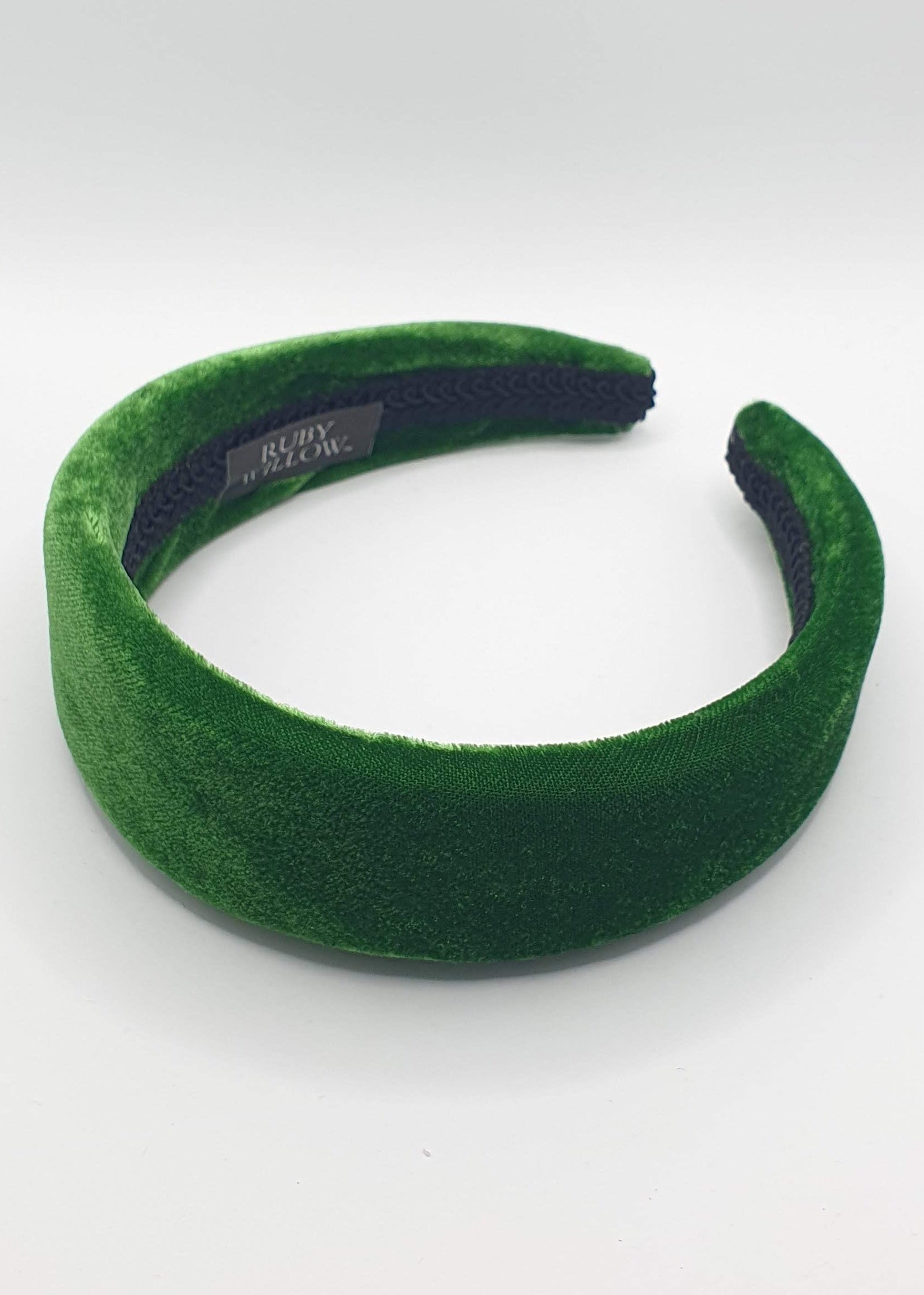 Nancy - Emerald Green 4cm Padded Hairband