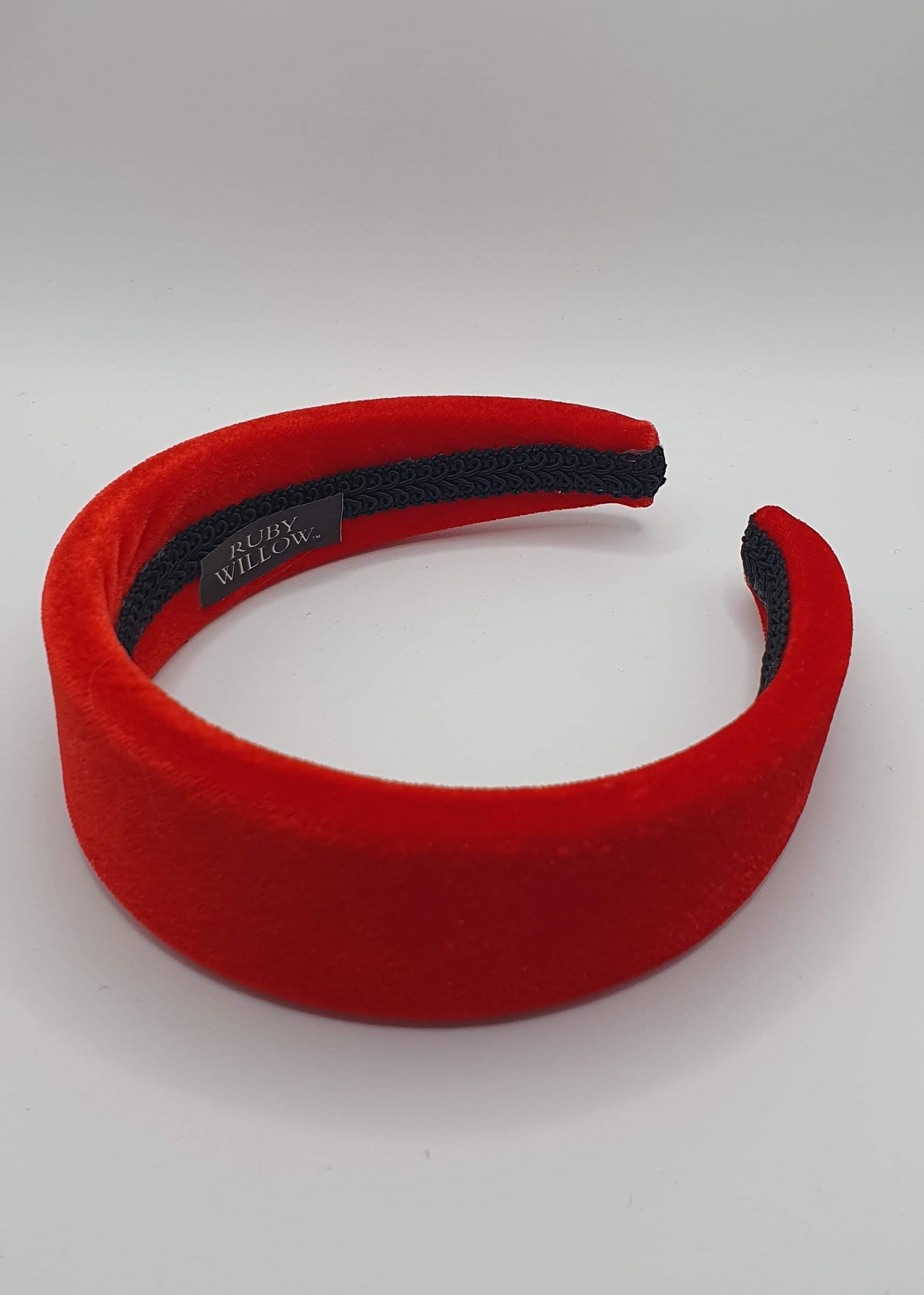 Nancy - Red 4cm Padded Hairband