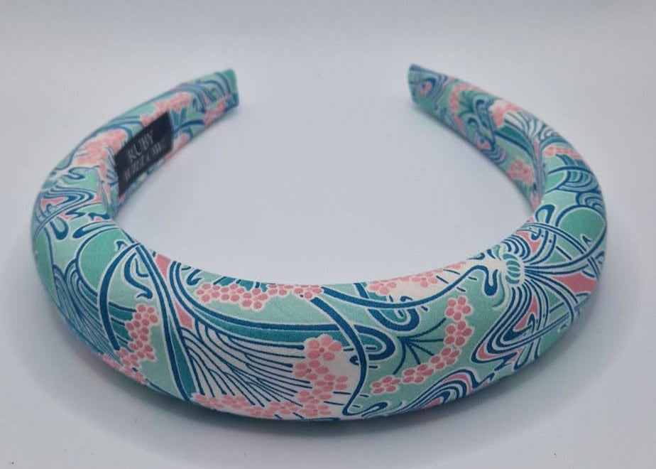 Emmeline - Ianthe Apple Mint Padded Hairband