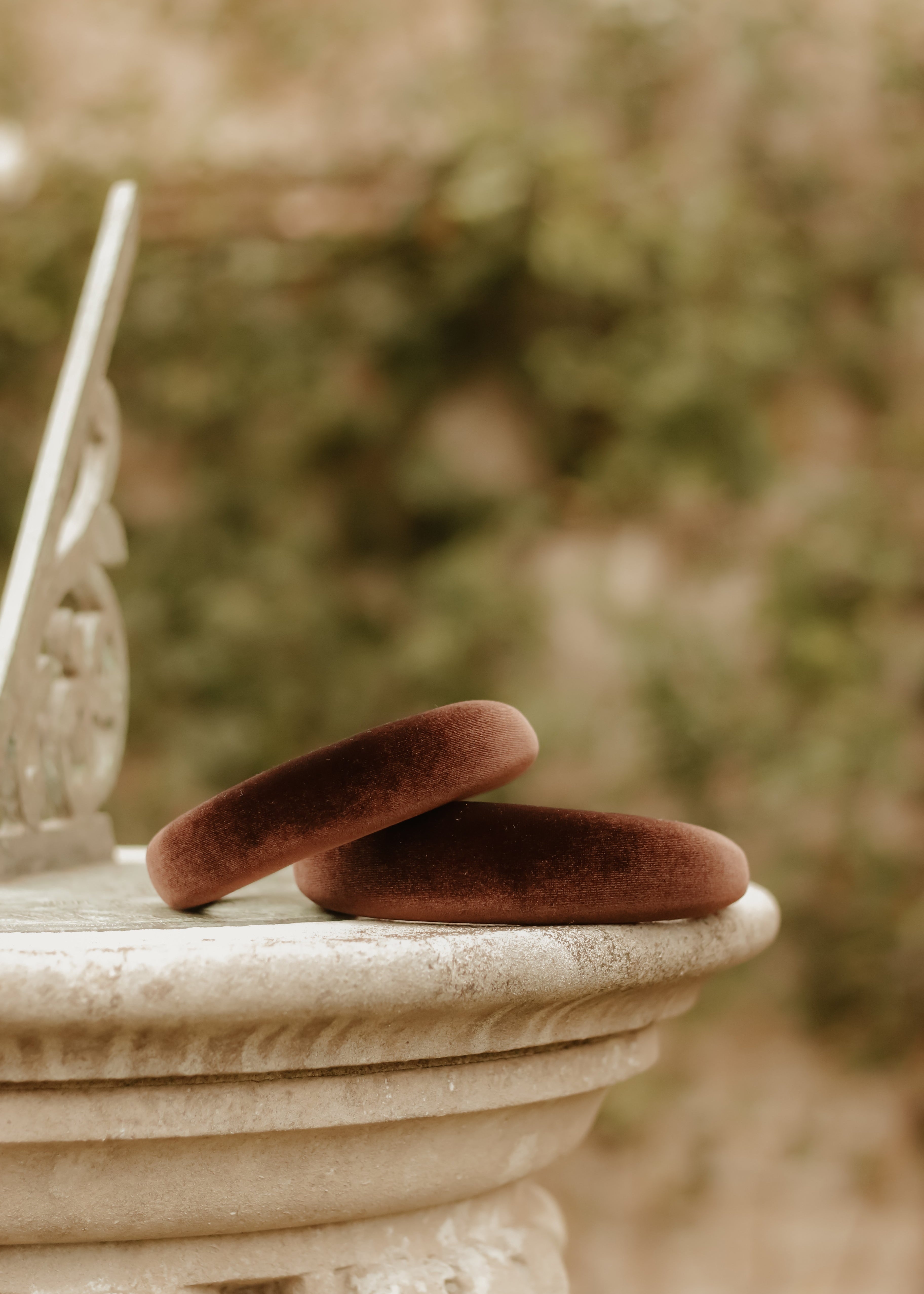 Melissa -  Chocolate Velvet Hairband 3cm