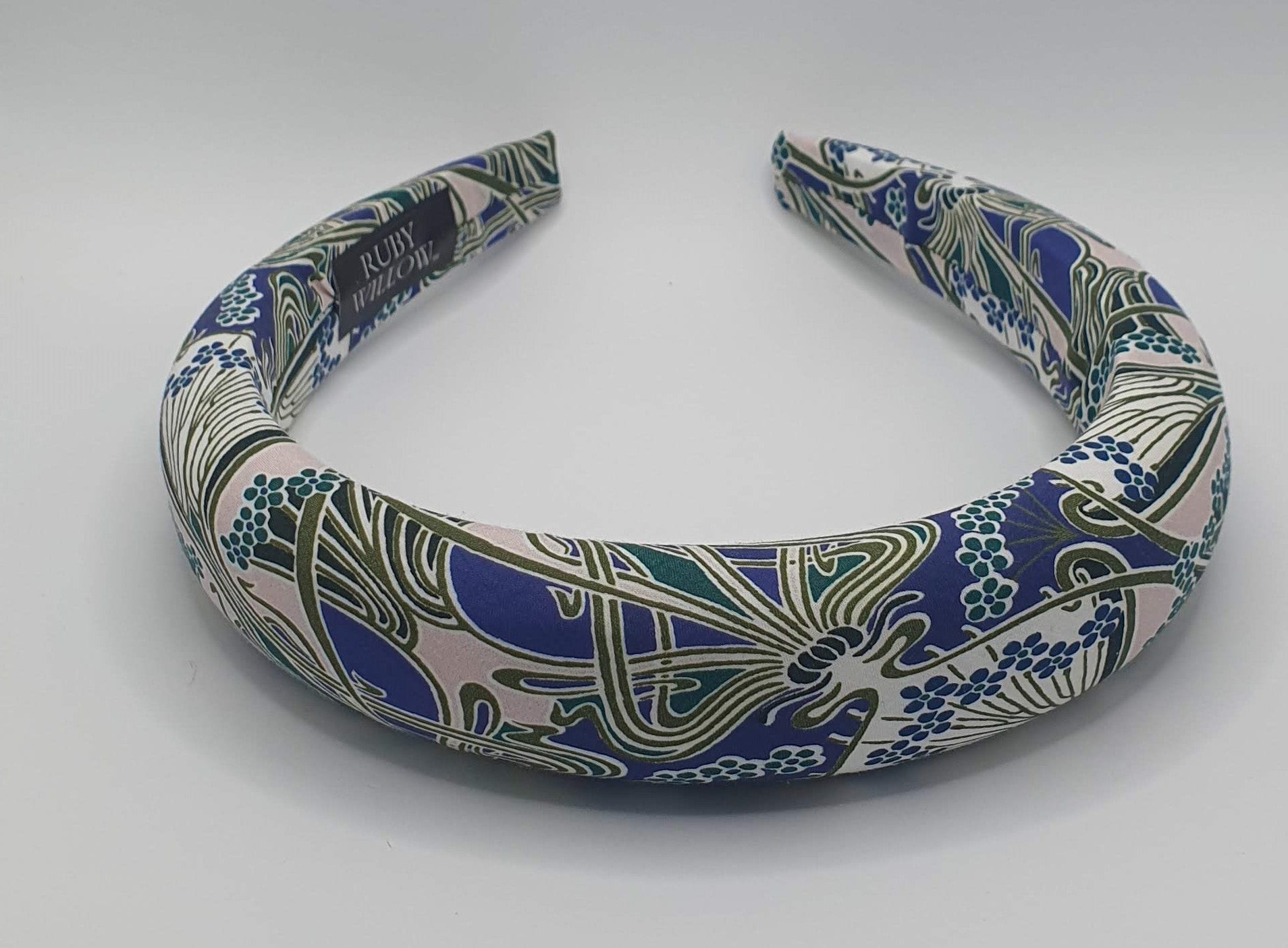 Emmeline - Ianthe Blue Padded Hairband