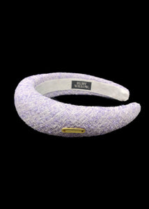 Jocelyn - Lilac Tweed Padded Hairband