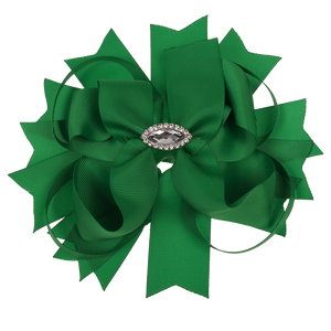 Chantelle - Emerald Green Large Ribbon Bow