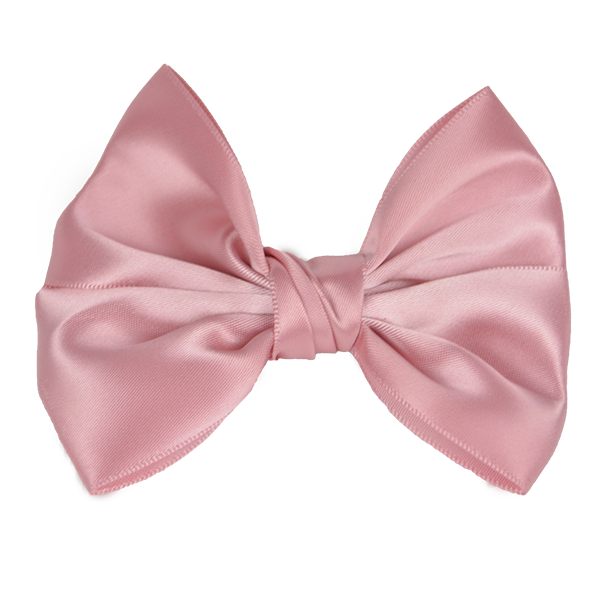 Betsy - Dusky Pink Satin Bow