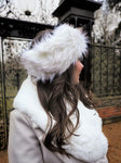 Elsa - Ivory Faux Fur Headband