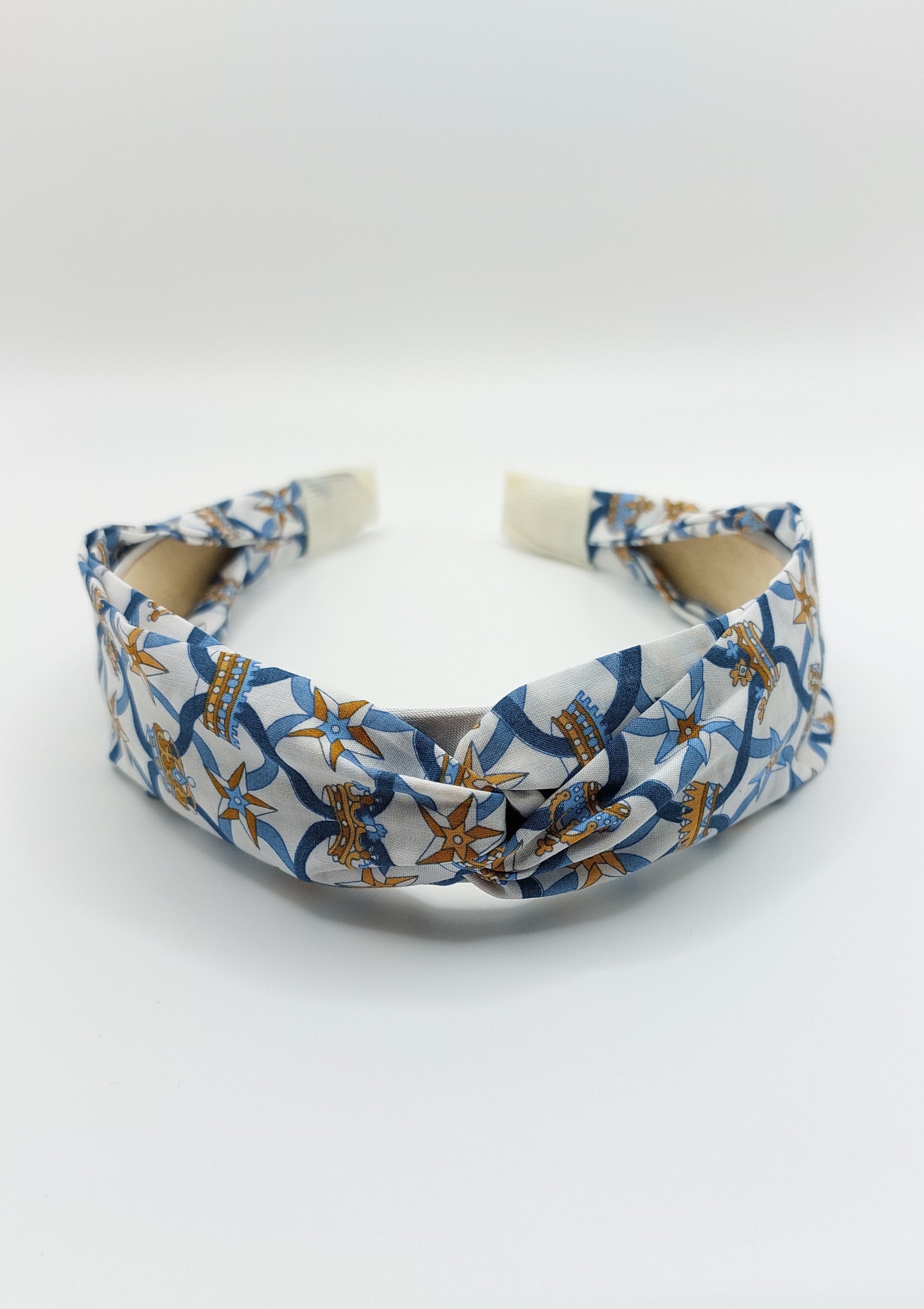 Riva - Windsor Blue Twist Hairband