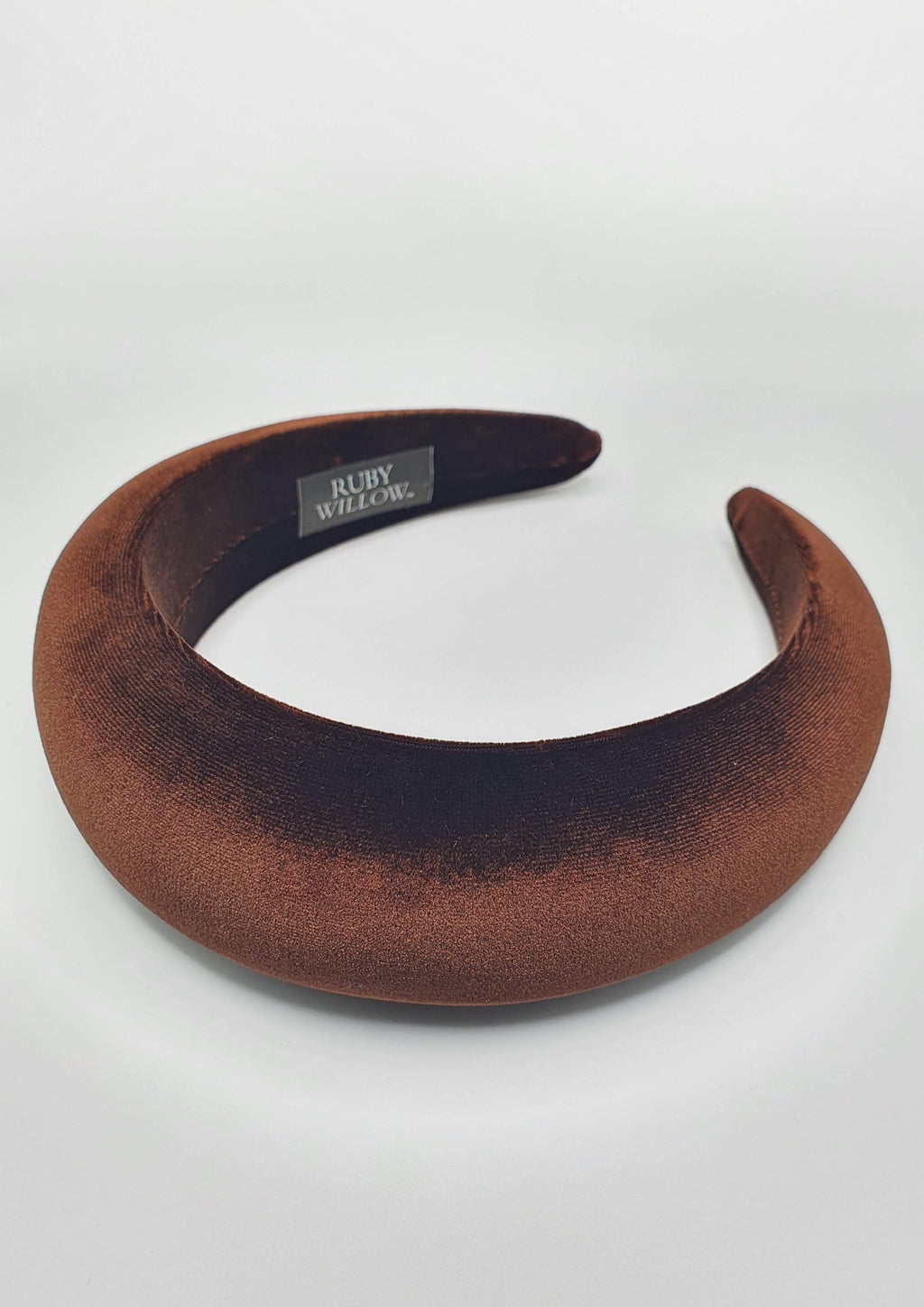 Danielle - Brown Velvet Hairband 4cm