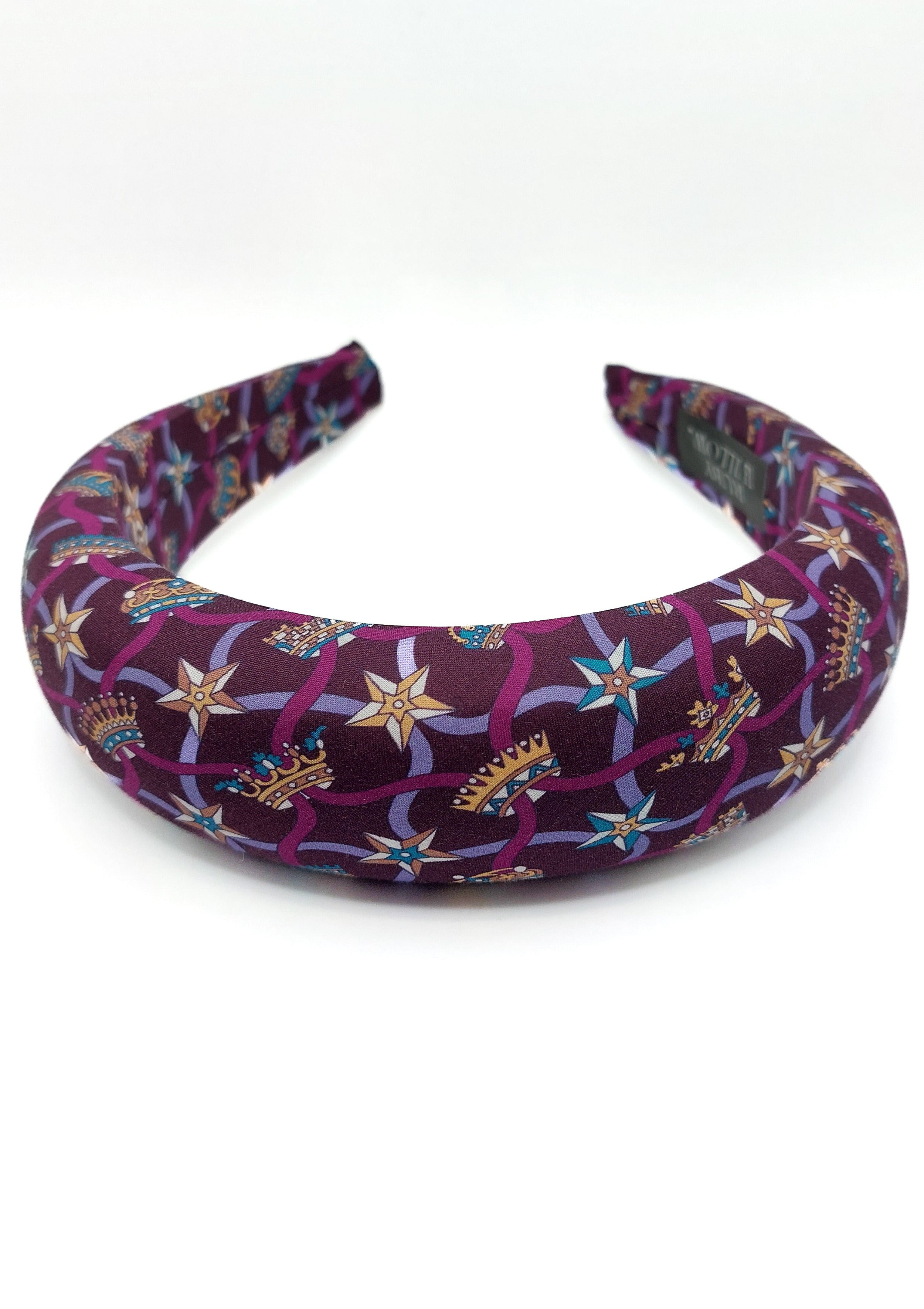 Charlotte - Windsor Purple Padded Hairband