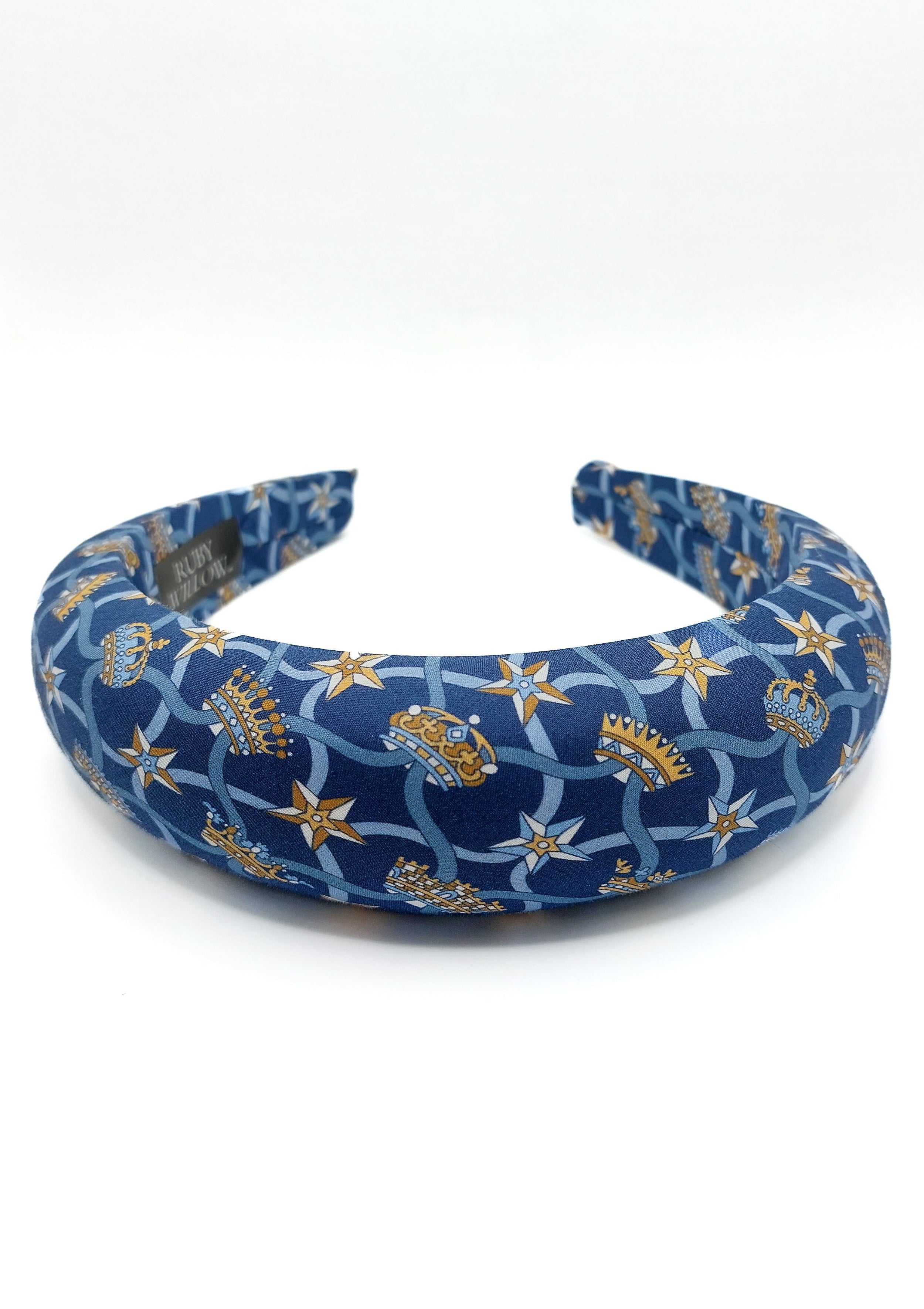 Charlotte - Windsor Dark Blue Padded Hairband