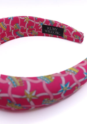 Charlotte - Windsor Pink Padded Hairband