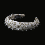 Celestine - Gold/Cream Beaded Hairband