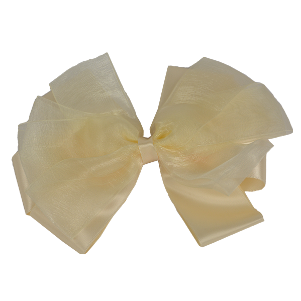 Lily - Cream Ribbon Bow