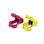 Mia - Pink/Yellow Mini Clamp Clips