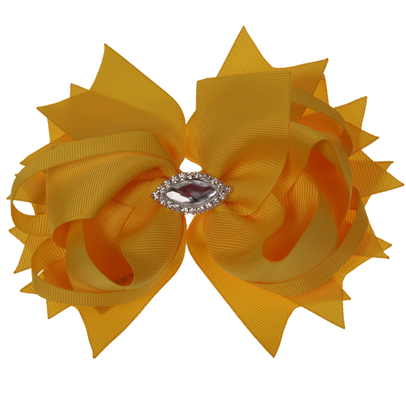 Chantelle - Yellow Medium Ribbon Bow