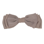 Mollie - Taupe Chiffon Bow