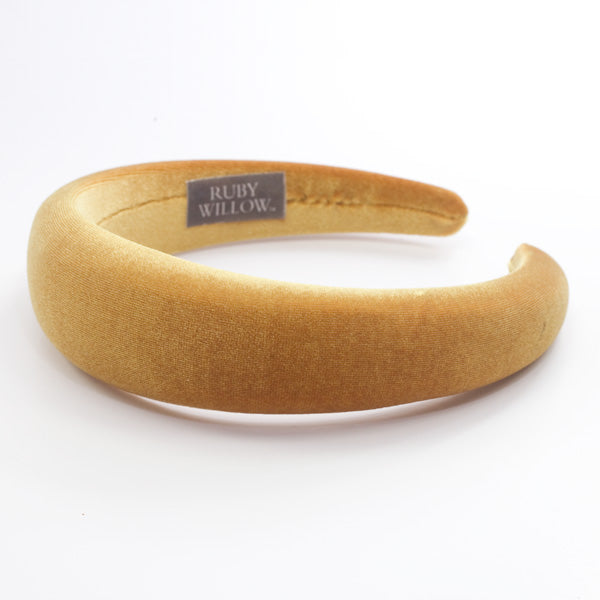 Danielle - Gold Velvet Hairband 4cm