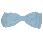 Mollie - Ice Blue Chiffon Bow