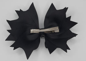 Chantelle - Black Medium Ribbon Bow