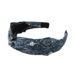 Riva - Trophy Navy Twist Hairband