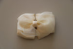 Cream Organza Ribbon Bow