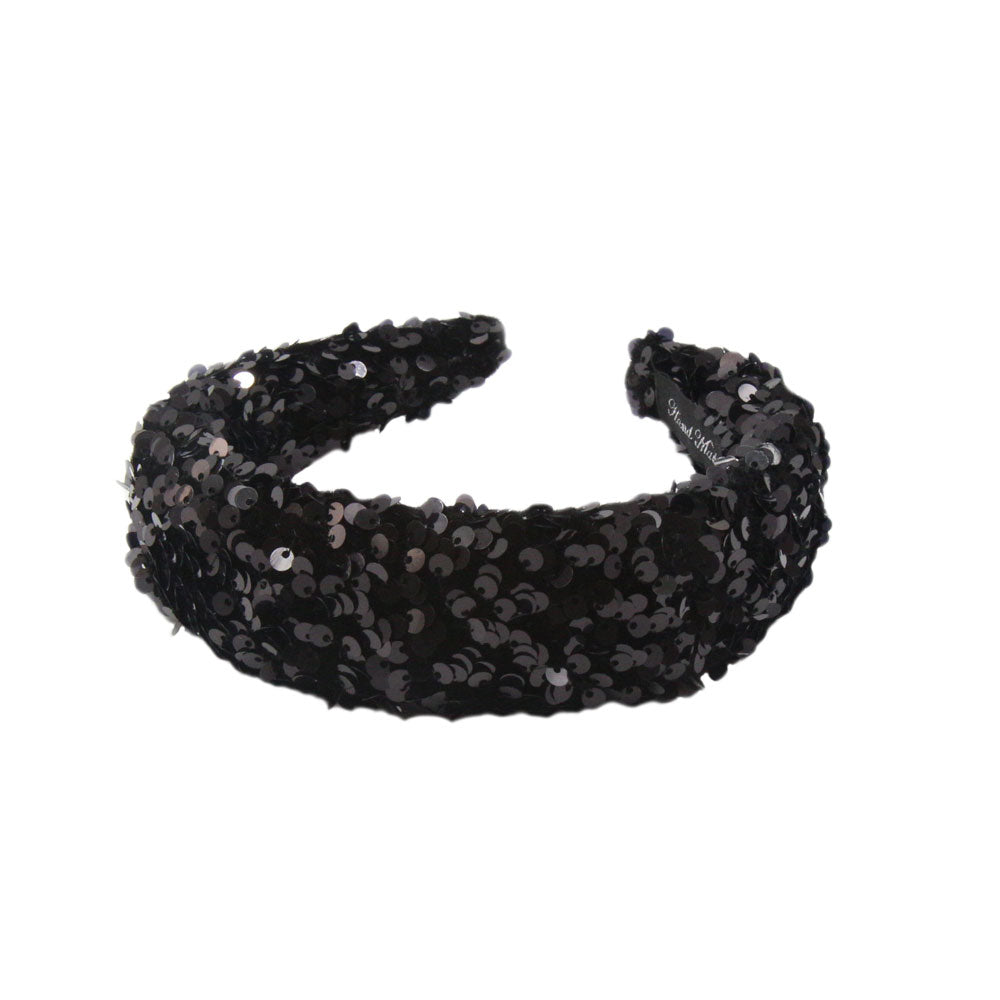 Quita - Black Sequin Hairband