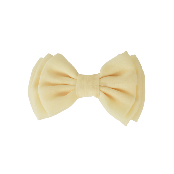Mandie - Cream Chiffon Bow