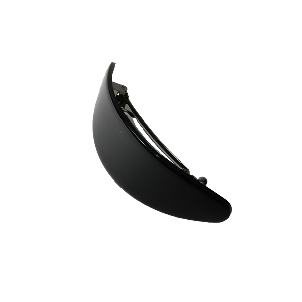French Oval Barrette - Black