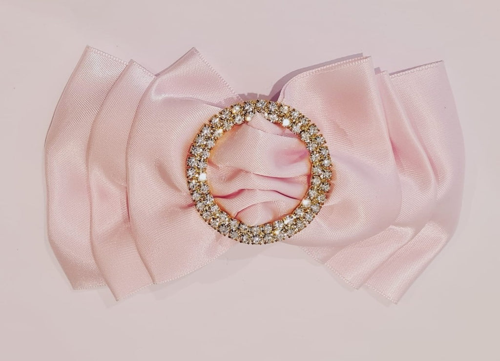 Triple Layered Bow - Light pink