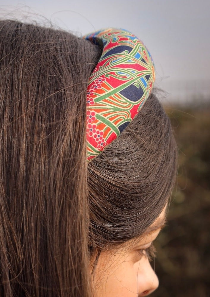 Charlotte - Ianthe Red Padded Hairband