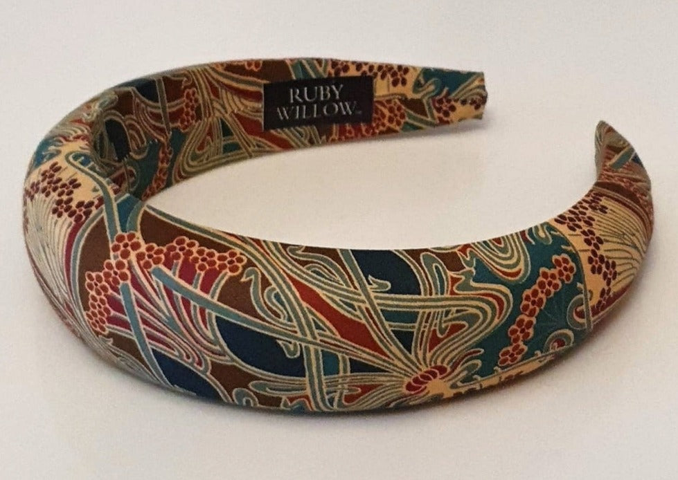 Charlotte - Ianthe Brown Padded Hairband