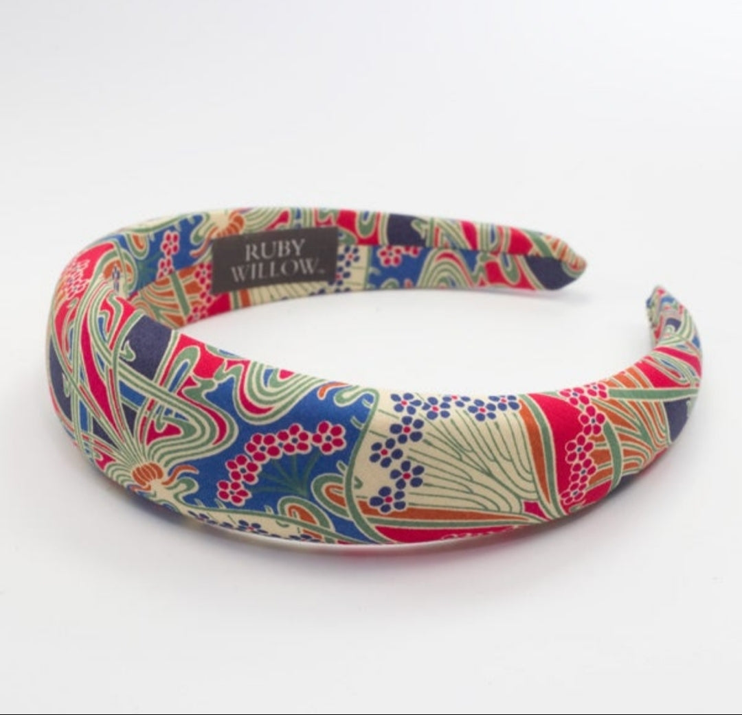 Charlotte - Ianthe Red Padded Hairband