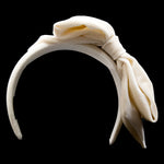 Alexandra - Ivory Velvet Bow Hairband