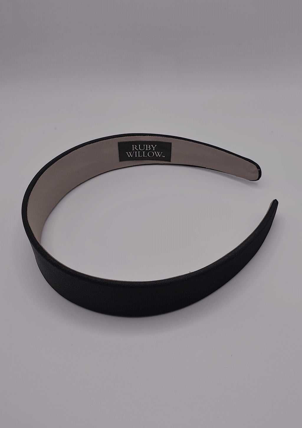 Stephanie - Black Satin Hairband